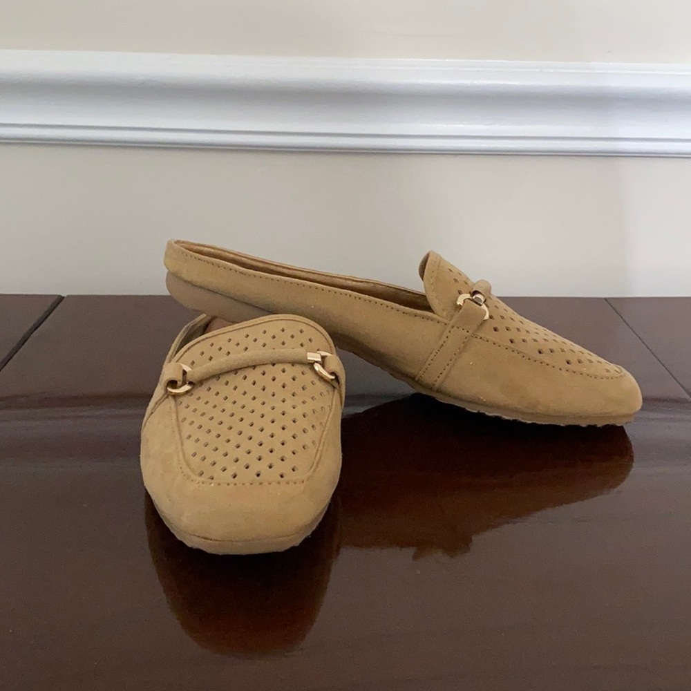 Never worn summer slip ons